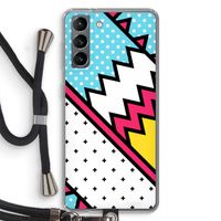 Pop Art #2: Samsung Galaxy S21 Transparant Hoesje met koord