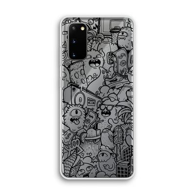 Vexx Black City : Samsung Galaxy S20 Transparant Hoesje