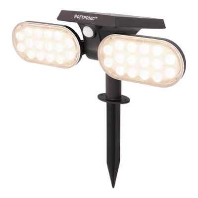 HOFTRONIC™ Solar LED Tuinspot Pato PIR met bewegingssensor 3000K warm wit Prikspot Tuinspot