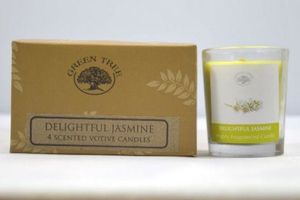 Green Tree Geurkaars delightful jasmin votives (55 gr)