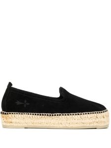 Manebi espadrilles à plateforme - Noir