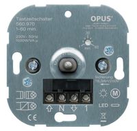 Opus tast-tijdschakelaar 1 - 60 min
