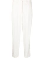 Forte Forte pantalon à motif en jacquard - Blanc