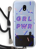 GRL PWR: Samsung Galaxy J3 (2017) Transparant Hoesje met koord