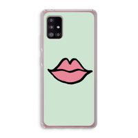 Kusje: Samsung Galaxy A51 5G Transparant Hoesje
