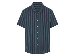 LIVERGY Heren overhemd (Donkerblauw, L)