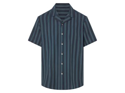 LIVERGY Heren overhemd (Donkerblauw, XL)