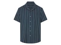 LIVERGY Heren overhemd (Donkerblauw, L)