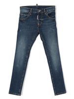 DSQUARED2 KIDS jean skinny à taille basse - Bleu - thumbnail