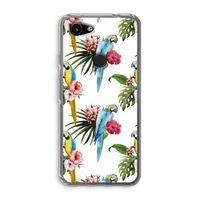 Kleurrijke papegaaien: Google Pixel 3a Transparant Hoesje Kleurrijke papegaaien: Google Pixel 3a Transparant Hoesje