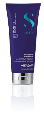 Alfaparf Semi di Lino Blonde & Brunette Brunette Anti-Orange Conditioner 200ml | Voor Alle Haartypen