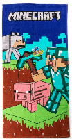 Minecraft strandlaken meerkleurig 70x140cm