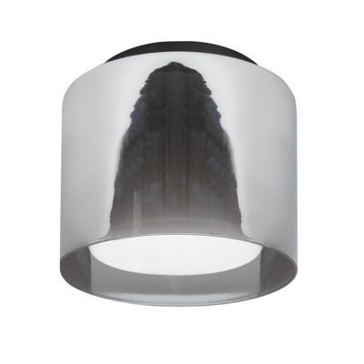 Highlight PlafondlampIce zwart met smoke glas - P6134.19