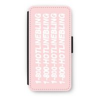 Hotline bling pink: iPhone SE 2020 Flip Hoesje