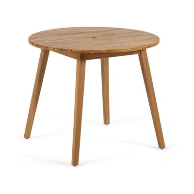 Kave Home Vilma tuintafel Ø90 cm acaciahout