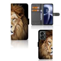 OnePlus Nord 2T | Telefoonhoesje | Met pasjeshouder | Leeuw