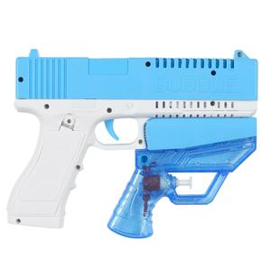 Bellenblaas speelgoed pistool met water en bubbels - kunststof - 21 cm - bellen blazen