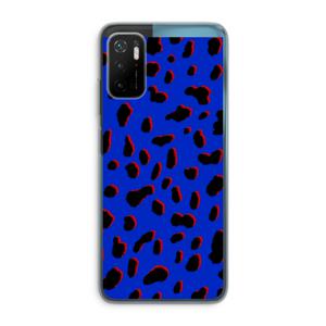 Blue Leopard: Xiaomi Poco M3 Pro 5G Transparant Hoesje