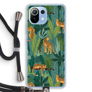 Luipaard 2: Xiaomi Mi 11 Lite Transparant Hoesje met koord