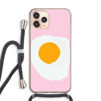 Sunny side up: iPhone 11 Pro Max Transparant Hoesje met koord
