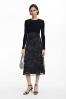 Floral midi-jurk M. Christian Lacroix - BLACK - XXL