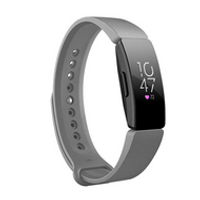 Fitbit Inspire 1 / HR / Ace 2 siliconen bandje - Maat: Large - Grijs - thumbnail