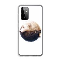 Yin Yang Wolves: Samsung Galaxy A72 Transparant Hoesje