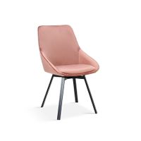 Stoel Eloise Roze Fluweel