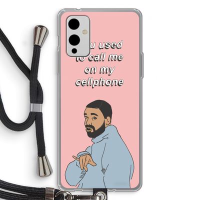 Hotline bling: OnePlus 9 Transparant Hoesje met koord