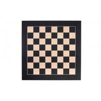 Schaakbord - Zwart Esdoornhout - 50 x 50 cm - thumbnail
