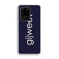 Gijweet: Samsung Galaxy S20 Ultra Transparant Hoesje