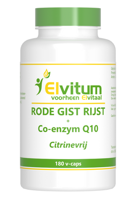 Elvitum Rode Gist Q10 Vegicaps