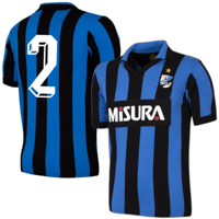 F.C. Internazionale Retro Voetbalshirt 1986 + 2 (Bergomi)