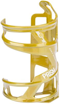 ELITE Bottle cage prism carbon left gold/metal