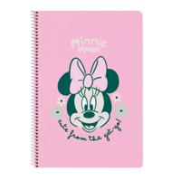 Ringmap Minnie Mouse Minty Roze A4 21.5 x 31 x 1 cm