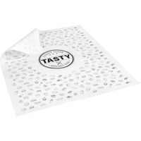 Vel | hamburgervel | papier + Wax | 30.5x35.5cm | TASTY | 5000 stuks