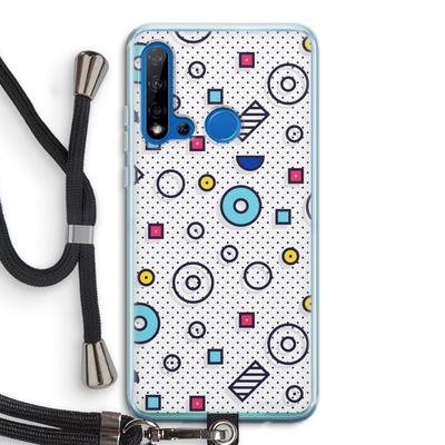 8-bit N°9: Huawei P20 Lite (2019) Transparant Hoesje met koord