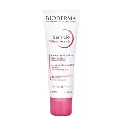 Bioderma Dagcrème Sensibio Defensive Rich Crème Active Apaisante 40ml