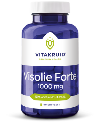 Vitakruid Visolie Forte 1000 mg EPA 35% DHA 25% 90