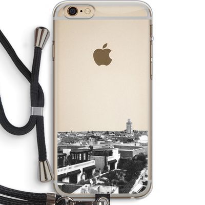 Marrakech Skyline : iPhone 6 PLUS / 6S PLUS Transparant Hoesje met koord
