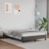 Bedframe zonder matras 120x190 cm kunstleer grijs