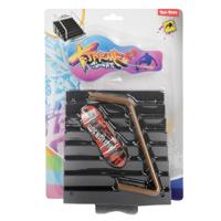 Toi-Toys vinger skateboard met trap, 4dlg.