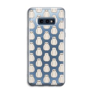 Uilen: Samsung Galaxy S10e Transparant Hoesje
