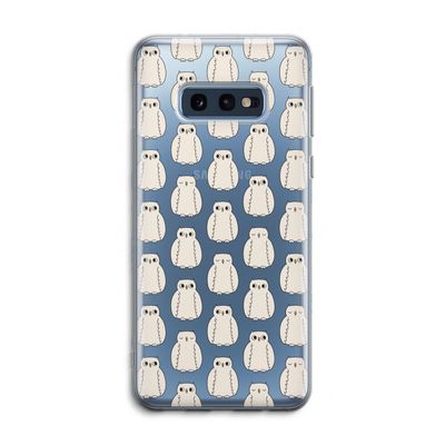 Uilen: Samsung Galaxy S10e Transparant Hoesje