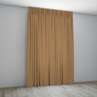 Overgordijn Madrid Karamel Coupage