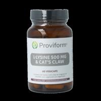 L-Lysine 500mg & cats claw 60 Vegetarische capsules