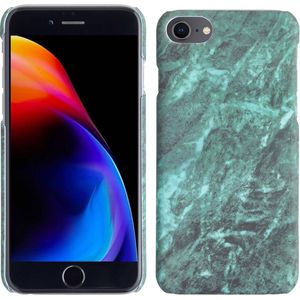 Basey iPhone 7/8/SE 2020 Hoesje Marmer Case Marmeren Cover Hoes Groen Marmer Hardcover