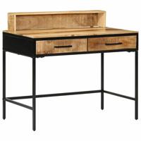 Wandtafel met lade Bruin 100 x 55 x 75 cm Massief mangohout