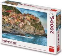 DinoToys Dino puzzel - uitzicht op manarola italië - 2000 stukjes