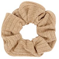 scrunchie Geweven Camel brown